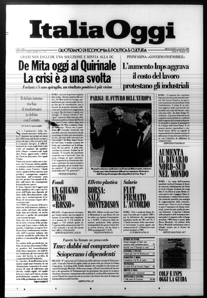 Italia oggi : quotidiano di economia finanza e politica